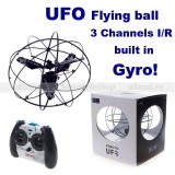 Cumpara ieftin UFO - GLOB ZBURATOR CU GIROSCOP SI TELECOMANDA - 3 CANALE IR, Unisex, peste 14 ani