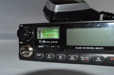 Resigilat - Statie radio CB Midland Alan 48 excel cu 12-24V Cod C580.13 foto