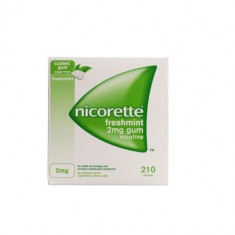 Nicorette FreshMint 2 mg. Nicotina. Cutie 210 gume. foto