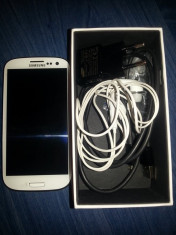 SAMSUNG GALAXY S3 16GB ALB NEVERLOCKED PACHET COMPLET !! foto