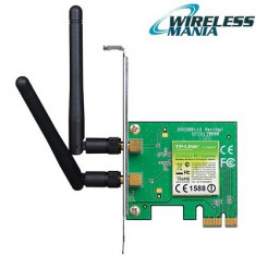 Placa Wireless de retea pt PC-desktop TP-LINK TL-WN881ND 300M - conector PCI-E ! foto