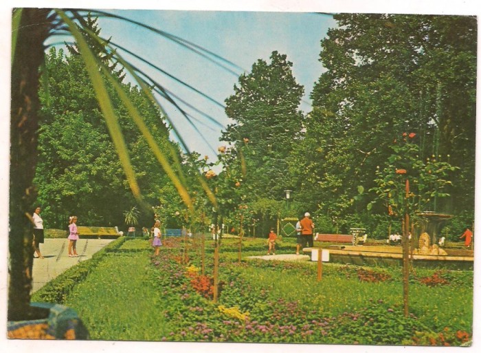 #carte postala(marca fixa) - BUZIAS-Parcul
