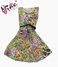 SOLDARE! Rochita &amp;quot;animal print&amp;quot;, marca MINX, fetite 7-10 ani, import Anglia foto