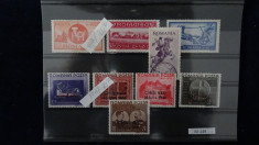 Asistenta PTT 1944 + Fundatia Carol I supratipar Chisinau 1941 - serii complete - timbre Romania nestampilate - cod M-149 foto