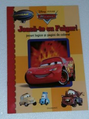 Revista CARS - Joaca-te cu Fulger! jocuri logice si pagini de colorat [Masini, Disney Pixar] Egmont 2012 foto
