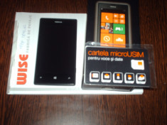 Nokia lumia 520 + Microsim in garantie + husa flip foto
