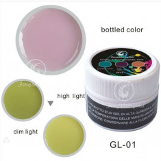 Gel UV cameleon ce isi schimba culoarea la lumina , Gel pentru unghii false 8 ml Cod 01 foto