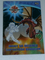 Revista BAKUGAN - Invat sa desenez luptatorii Bakugan [Egmont, 2010] 48 pag foto