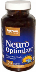 Neuro Optimizer, Jarrow, 120 capsule. Buna functionare a creierului si memoriei, refacere functii cerebrale, sechele AVC, traumatism cerebral, autism foto