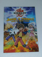 Revista BAKUGAN - Jocul a inceput! [Egmont, 2011] carte cu jocuri logice labirinturi, puzzle, coduri, careuri etc 24 pag foto