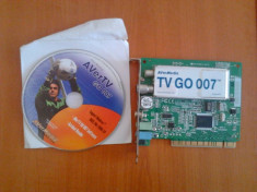 TV TUNER: TV GO 007 + CD DE INSTALARE + ACCESORII foto