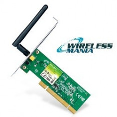 Placa Wireless de retea pentru PC-desktop TP-LINK TL-WN751ND 150M - conector PCI ! foto