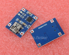 5V Mini USB 1A Lithium Battery Charging Board Charger Module (FS00173) foto