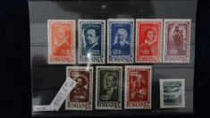Institut de studii Romano-Sovietic+posta aeriana &amp;#039;47-serie completa nestamp M111 foto