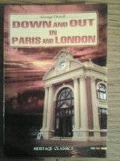 GEORGE ORWELL -DOWN AND OUT IN PARIS AND LONDON ( lb engleza) foto