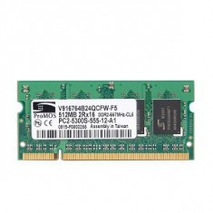 Vand MEMORY 512MB SODIMM PC2 5300 64Mx16 CL5 PROMOS foto