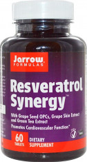 Jarrow Resveratrol Synergy 200 - tub cu 60 tablete Easy-Solv foto