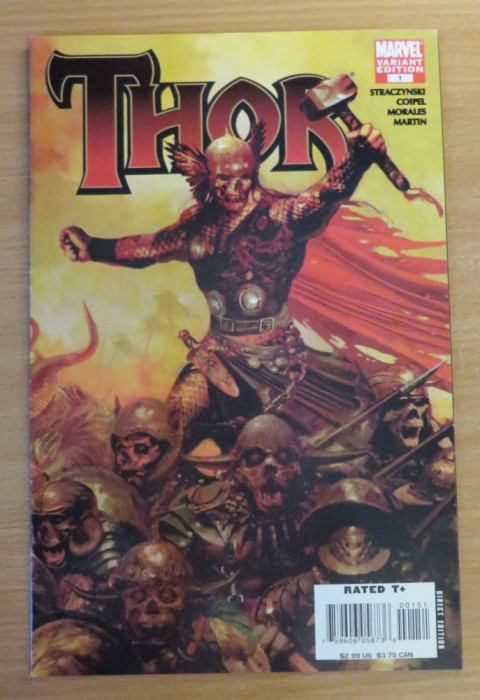 Thor #1 Variant Edition . Marvel Comics