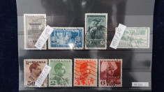 LNFR 1934+Caisorii 1932+Carol II fara posta 1934-timbre Romania stampilate-M-110 foto