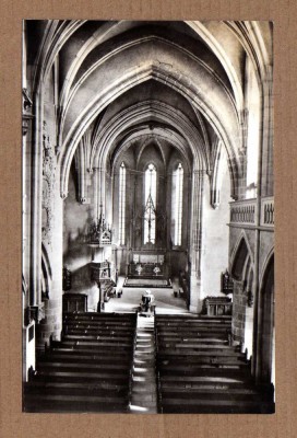 SIBIU CATEDRALA EVANGHELICA APROX 1965 foto