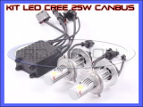KIT LED LEDURI CREE 25W 12V, 24V - H1, H3 (1600 LM) - APRINDERE INSTANTA, Universal, BOORIN