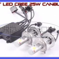 KIT LED LEDURI CREE 25W 12V, 24V - H1, H3 (1600 LM) - APRINDERE INSTANTA