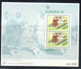 PORTUGALIA Madeira 1981, EUROPA CEPT, serie completa neuzată, MNH