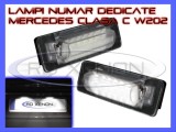 Cumpara ieftin SET LAMPI DEDICATE MERCEDES CLASA C W202, CLASA E W210 - LAMPA PLACUTA NUMAR INMATRICULARE - 18 LED LEDURI SMD - CULOARE ALB XENON 6000K, Bmw, ZDM