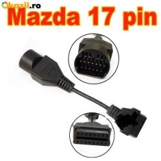 Cablu adaptor diagnoza pt MAZDA de la 17 pini la 16 pini OBD2 foto