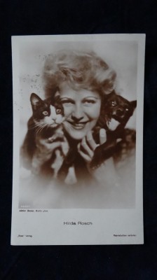Hilda Rosch cu animalele de companie - Atelier Bieber- Vedere Ross-Artisti foto