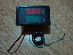 300V 100A Volt Amp Digit AC Dual Display LED Panel Meter foto