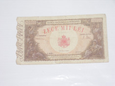 Bancnota zece mii lei 18 Mai 1945 ~ I.0199 ~ foto