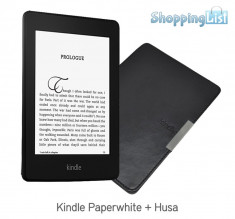 Kindle Paperwhite, GENERATIA 2, plus Husa Slim neagra ** Garantie 12 luni ** Cadou 4000 de carti in romana foto