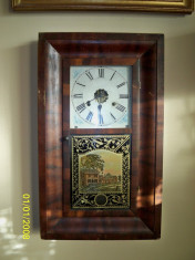 Ceas american New Haven cu greutati anii 1870-1890 foto