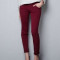 Pantaloni skinny burgundy STRADIVARIUS,mar, 34