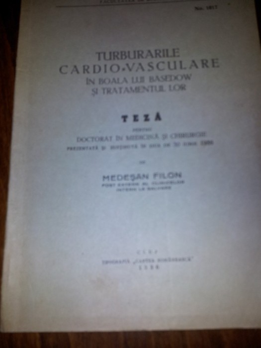 TULBURARILE CARDIO-VASCULARE