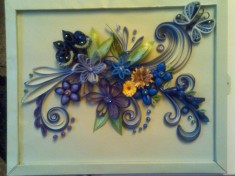 vand tablouri quilling foto