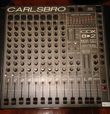 MIXER CARLSBRO CDX8-2 + 2 BOXE 2X200W foto