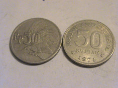 50 rupiah 1971 Indonezia foto