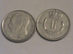 Luxemburg 1 Franc 1965 foto