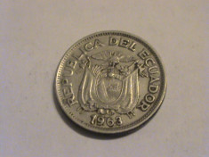 50 centavos 1963 Ecuador foto