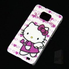 husa HELLO KITTY SAMSUNG GALAXY 2 i9100 + folie ecran + expediere gratuita foto