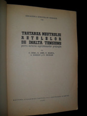 P.DIMO \ E.ARIE \ F.MANEA \ S.IONESCU \ P.NICOLAE - TRATAREA NEUTRULUI RETELELOR DE INALTA TENSIUNE foto