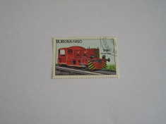 TS1 - BURKINA FASO - TEMATICA LOCOMOTIVE foto