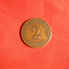 Moneda 2 Pf.1874 lit.A Germania ,bronz ,cal.Buna