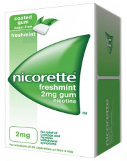 Guma Nicorette Freshmint 2mg - Set 30 gume foto