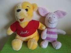 jucarie plus desene animate winnie the pooh si purcelus purcelusul roz 02 foto