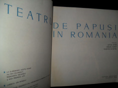 Teatrul de papusi in Romania, Letitia Gatza. Iordan Chimet, Valentin Silvestru,1968 foto