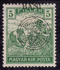 Romania1919 - Emisiunea Cluj - eroare cliseu spart - MNH foto