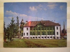 ROMANIA - MALNAS - VILA DIN STATIUNE - CIRCULATA , TIMBRATA .